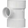 Charlotte Pipe And Foundry 3 In. x 1-1/2 In. Reducing Sanitary PVC Tee PVC 00401  1200HA